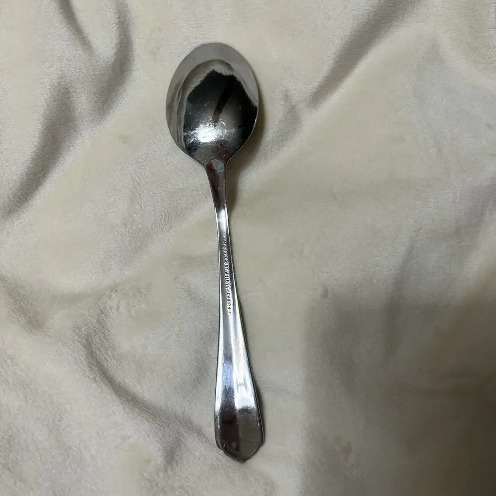 Used Cambridge KRYSTEN Glossy Stainless Flatware Single Tablespoon